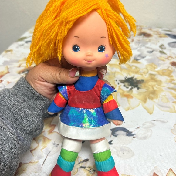 Rare Vintage 1983 Original Rainbow Brite Retro doll plush vinyl face 10” - Picture 1 of 12